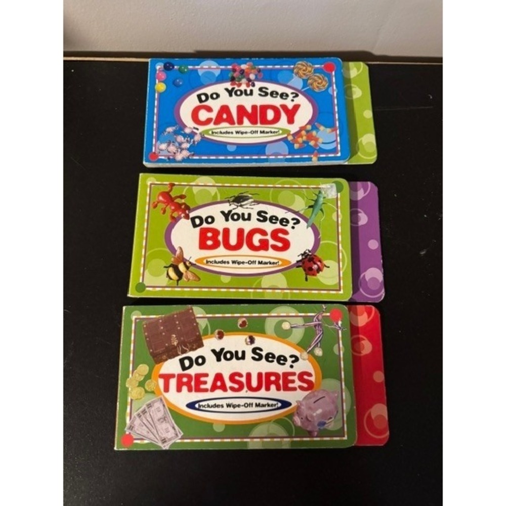 Do You See Books set of 3 Candy,‎ Bugs, Treasures GUC